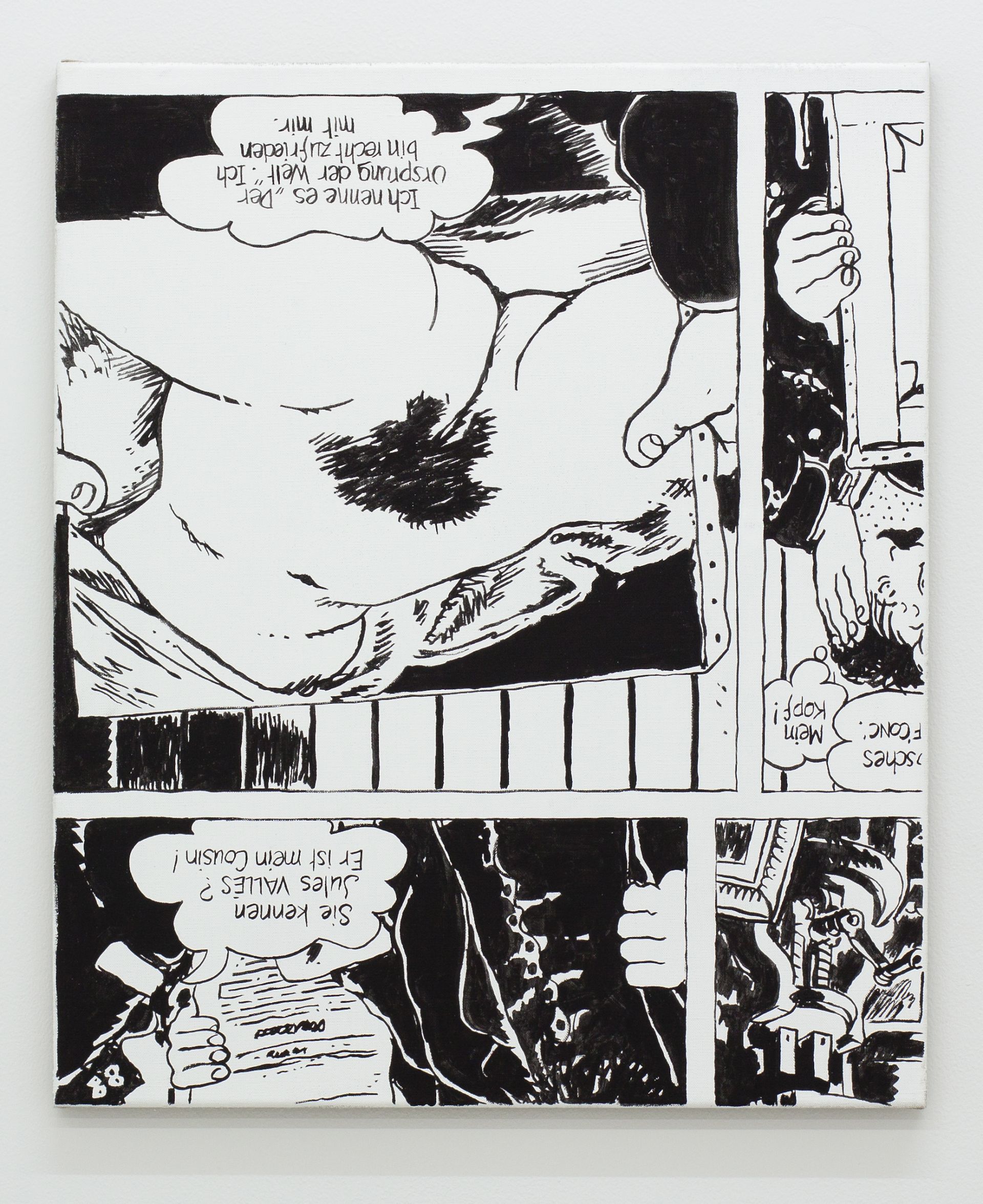 55x46 Die Macht Des Volkes 2013 Oil On Canvas 55x46