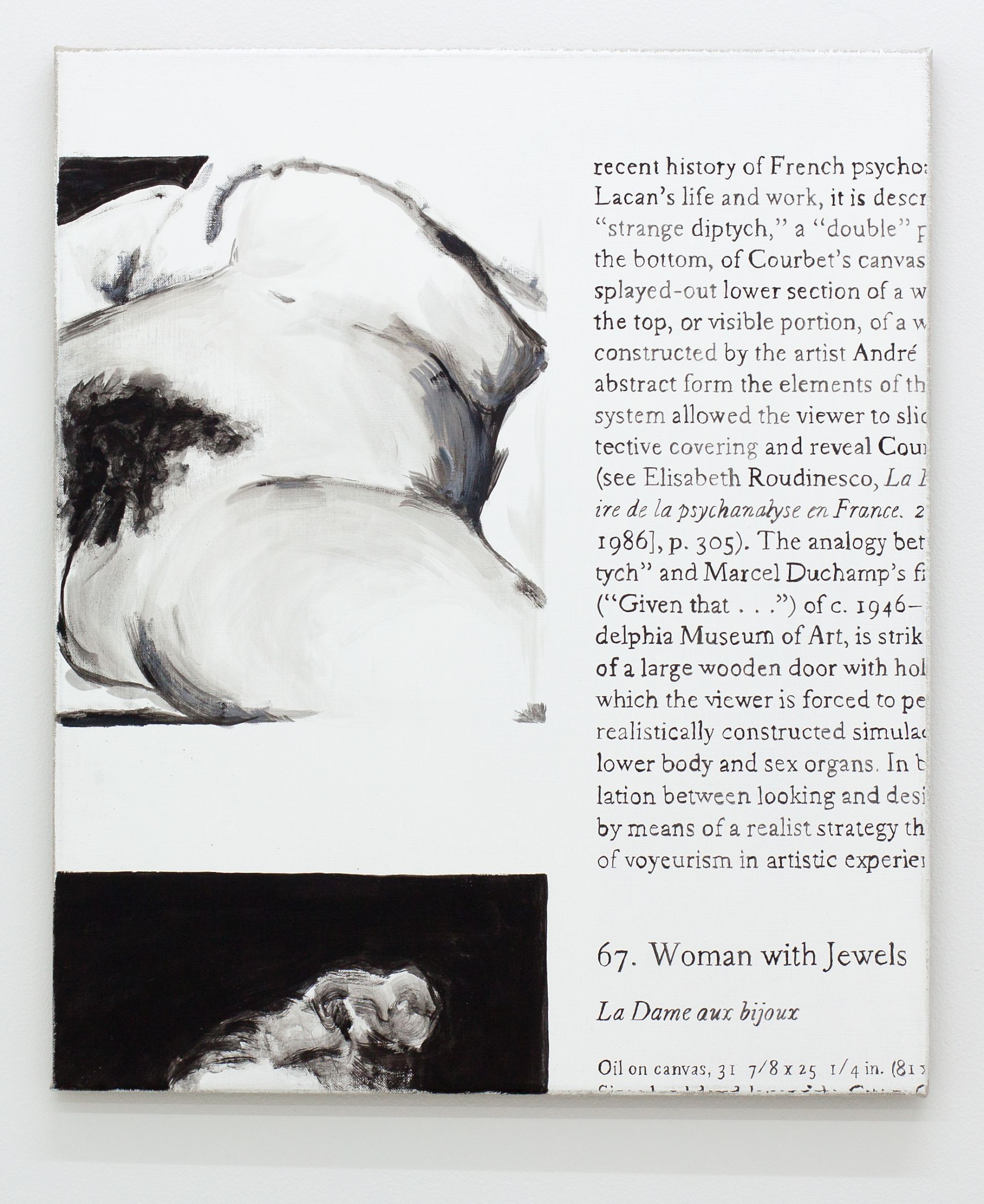 55x46 Cournet Reconsidered 2013 Oil On Canvas 55x46